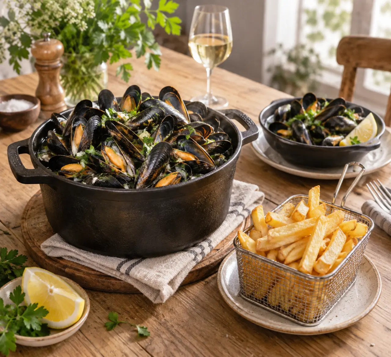Moules par personne : 800 g pour des moules-frites, 300 à 500 g en entrée